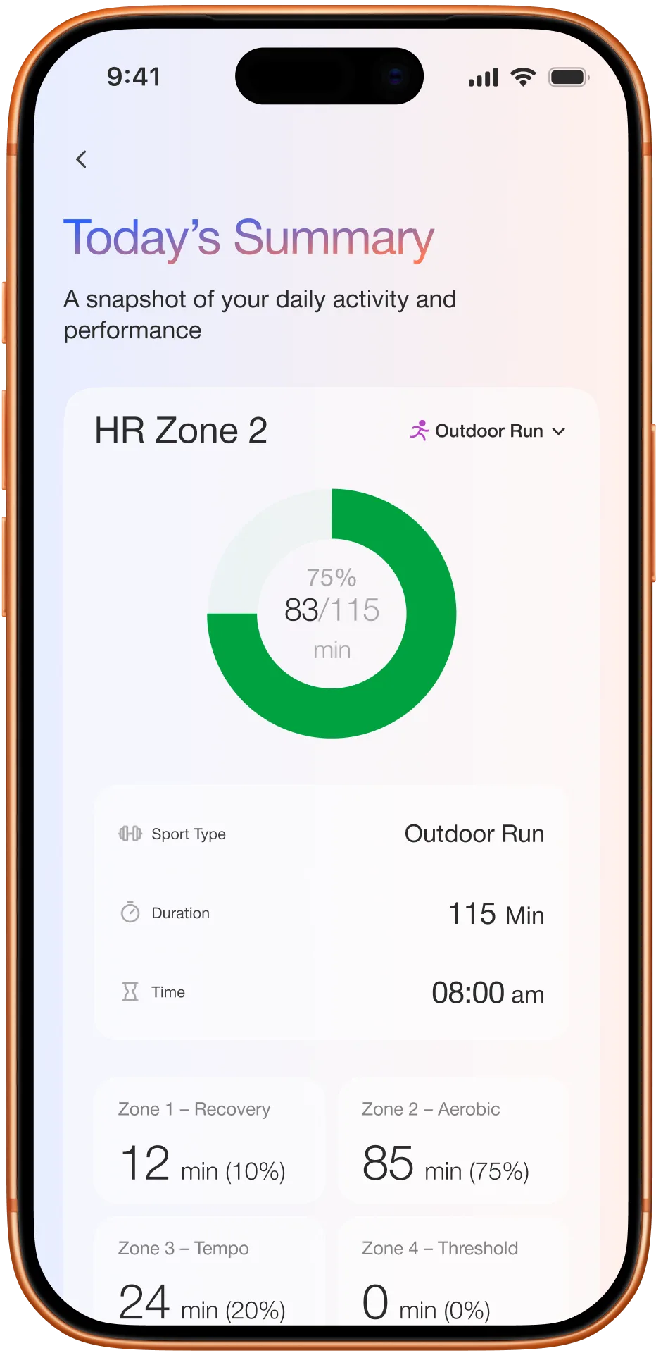 App screen